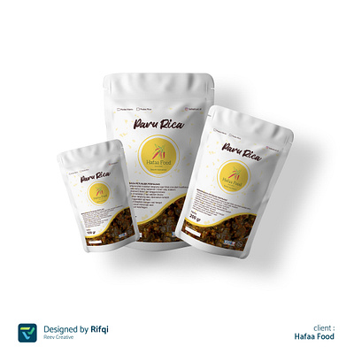 Product Design - Paru Rica (Hafaa Food) mockup product design