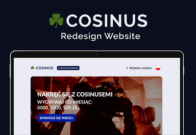 COSINUS Redesign ui uiux