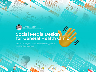 Social Media Design for General Health Clinic branding graphic design instagram feed social media branding social media design social media marketing