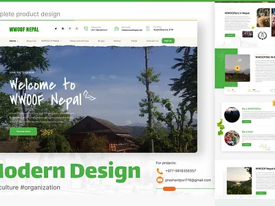 Agricultural Website Design agriculture branding creative design figma freelancer graphic design modern nepali designer ui ux website website design