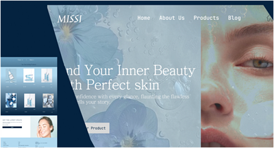 Skin Care- Web Design