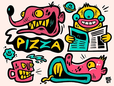 Pizza applepencil illustration ipadpro procreate sketch sketchbook