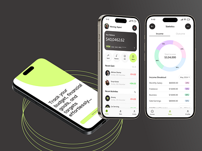 Fintrack application design design fintech application fintech ui ios design mobile design ui ui design uiux user interface user interface design ux