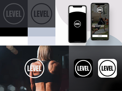 LEVEL — Fitness App Overview app design concept daily design eddesignme el salvador fitness interaction level app ui