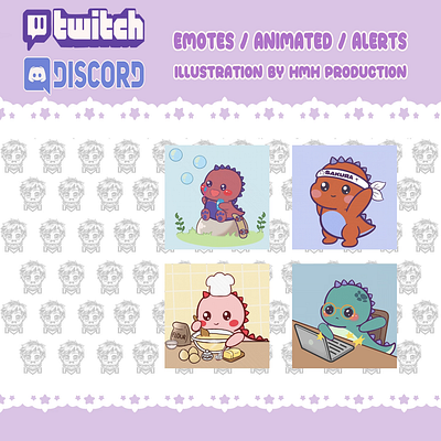 Twitch Emotes Commissions panel