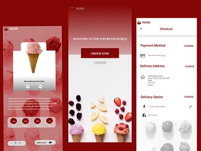 Ice Cream -Mobile App