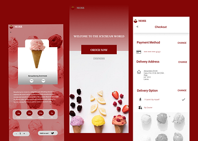 Ice Cream -Mobile App