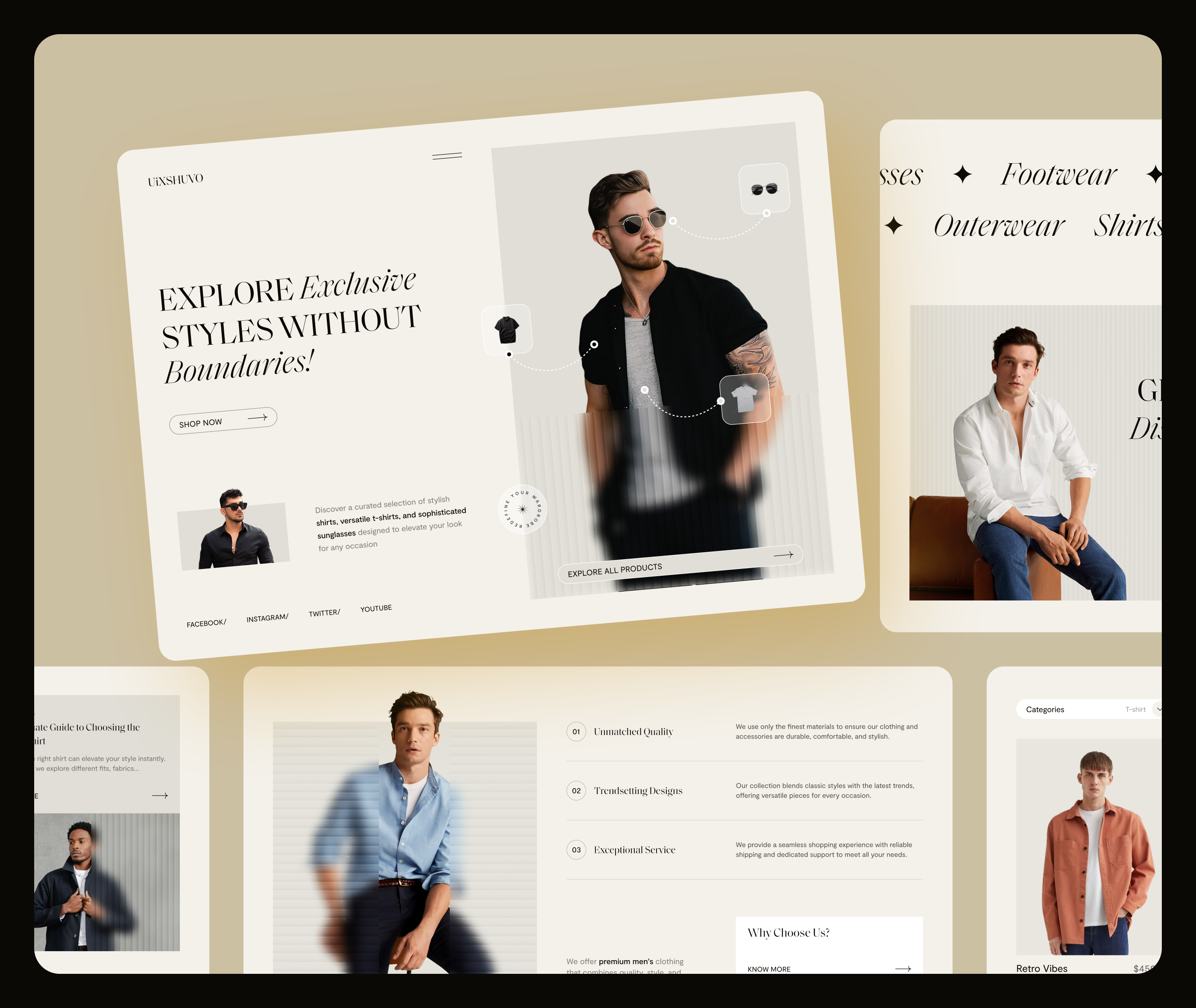 Example of Ecommerce Landing Page Design