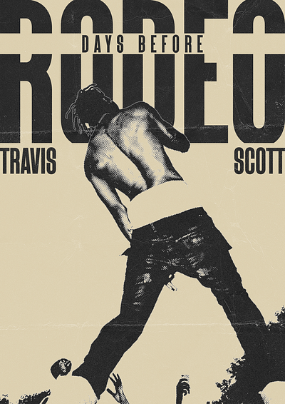 Days Before Rodeo poster design flyer graphic design illustration poster