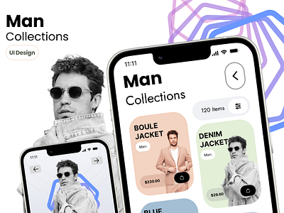 Man Collections - UI Design appdesign genzui trendui ui uiux ux uxdesign