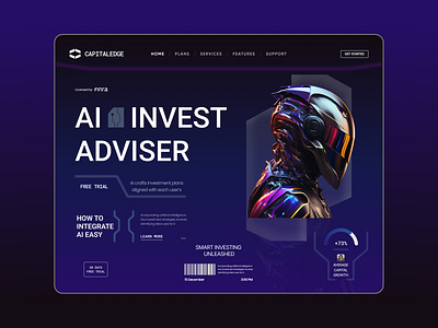 Capital Edge Ai Ui design ui ux