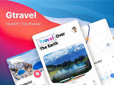 Gtravel 3d animation branding design graphic design logo motion graphics pro ui ux