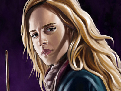 Hermione/ Corel Painting illustration