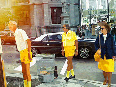 Vivian Maier chicago chicago cultural center color couleur flickr jaune john maloof new york photo photographe photographie vivian maier yellow