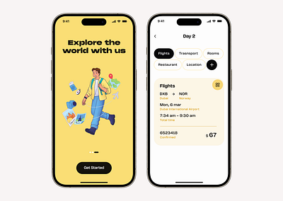 Travel App Design app branding design nature travel ui uiesign uiuxdesign ux webdesign