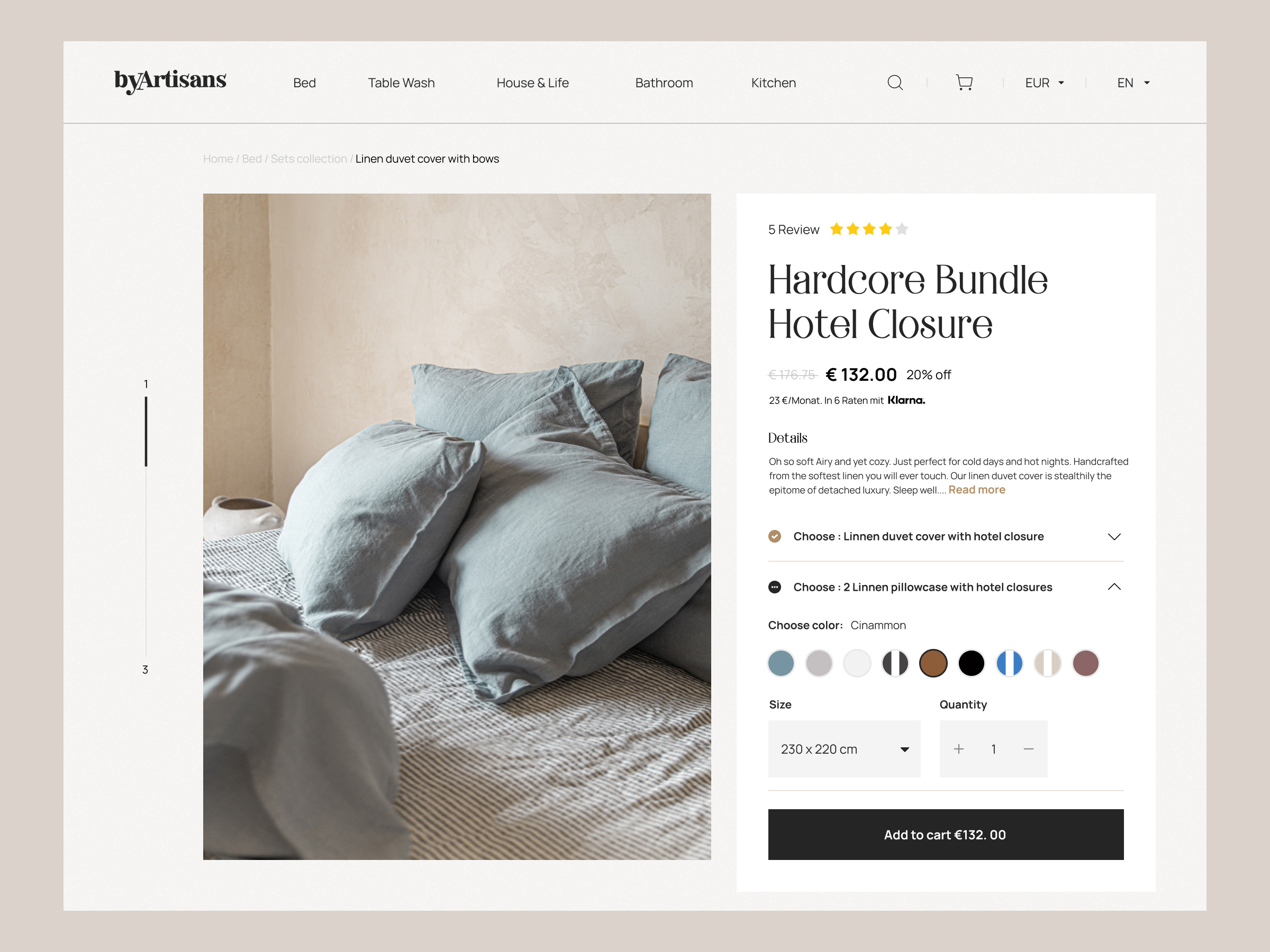 Example of Ecommerce Website Design