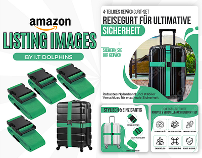 Premium Amazon Listing - Luggage Belt travel gear