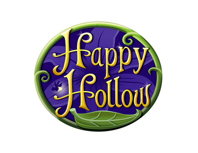 The Happy Hollow Logo graphic design