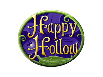 The Happy Hollow Logo graphic design