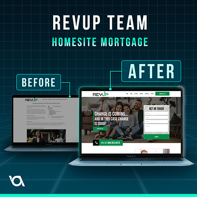 Revup Team Homepage Design design homepage ui ux website website design