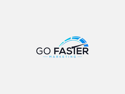 Go Faster Marketing brand identity branding design graphic design logo logo design minimal