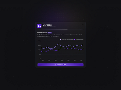 Glowssary App ai automationdesign brandconsistency creativedesign dashboardui designoptimization designsystems digitaldesign glowssarydesign interfacedesign minimaldesign modernui productdesign saas uiinteraction uiux userexperience uxdesign visualui webdesign