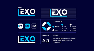 Lexo brand style guidelines brand style guideline branding design logo graphic design logo logo branding minimal minimal design minimal logo style guide