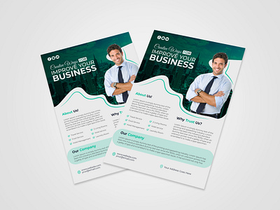 Business Flyer Design Template. adobe illustrator adobe photoshop ads agency poster brand identity branding business business flyer business poster company flyer creative flyer design flyer design free download graphic design identity design illustration modern flyer vector