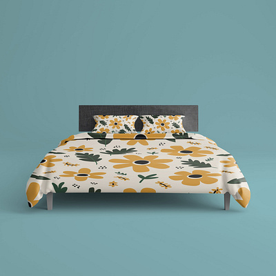 Simple Modern Bedsheet Design bed bed sheet design bedcover bedsheet design floral bed sheet floraldesign