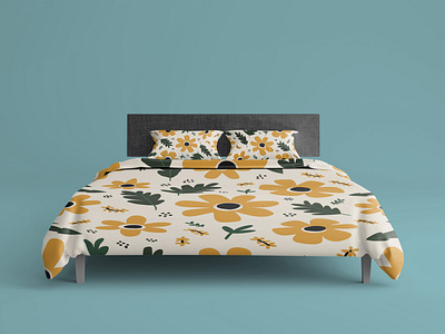 Simple Modern Bedsheet Design bed bed sheet design bedcover bedsheet design floral bed sheet floraldesign