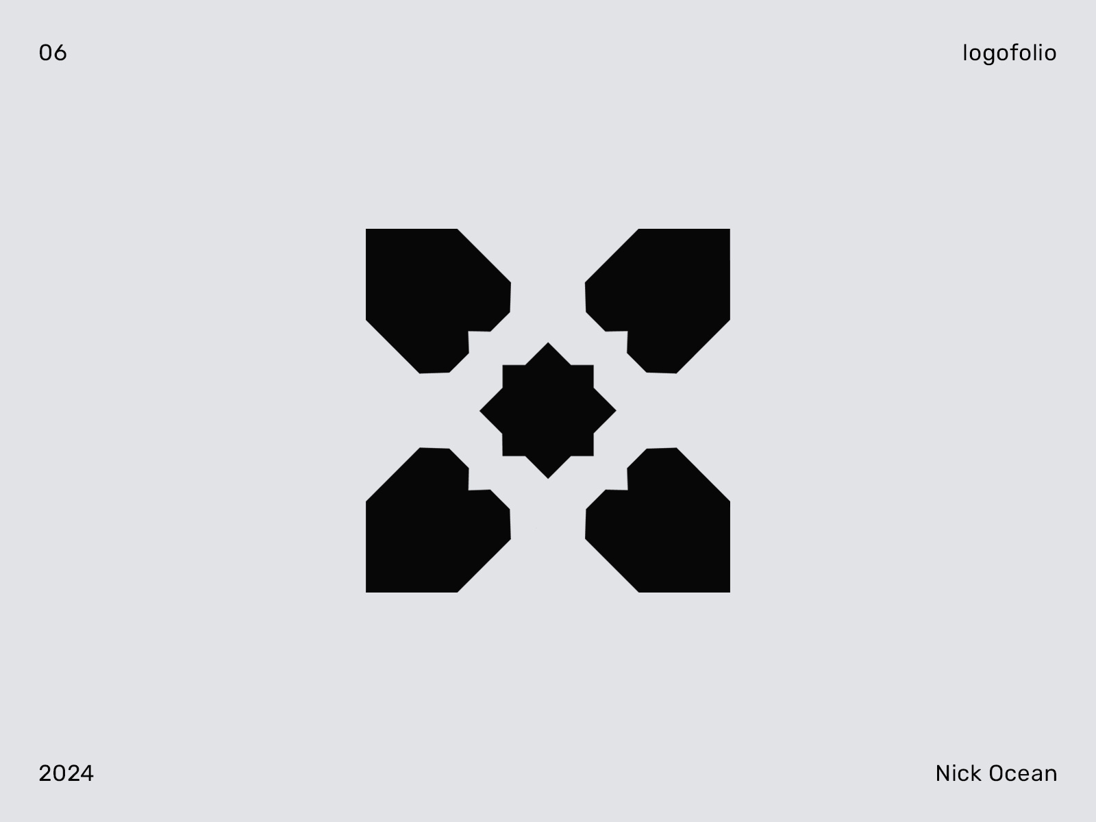 Logomark #006 abstract art artwork design digital geometric geometrical geometry graphic illustration logo mark minimal modern print shapes symbol symmetric symmetry vector