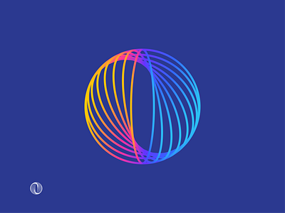 Globe Mesh abstract branding colour design globe gradients icon logo mark motion