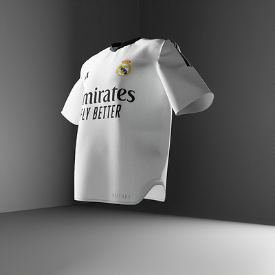 3D Product Real Madrid T-shirt 3d 3d design 3d modeling 3d product branding modeling product t shirt