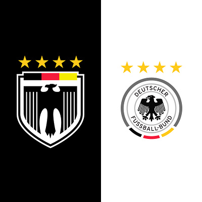 Germany Football Logo Concept alemania badge concept design diseño eagle football futbol germany graphic design logo logotype minimalism redesign rediseño soccer sports