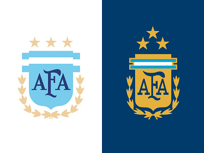 Argentina Football Logo Concept argentina badge diseño diseño grafico estrellas football futbol graphic design logo logotipo logotype minimalism redesign rediseño soccer sports