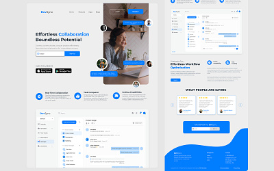 Devsync Website Design design ui ui design ux ux design website design