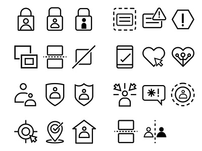 Icon designs flat icon design iconography icons for web illustration ui ui design ux vector web design