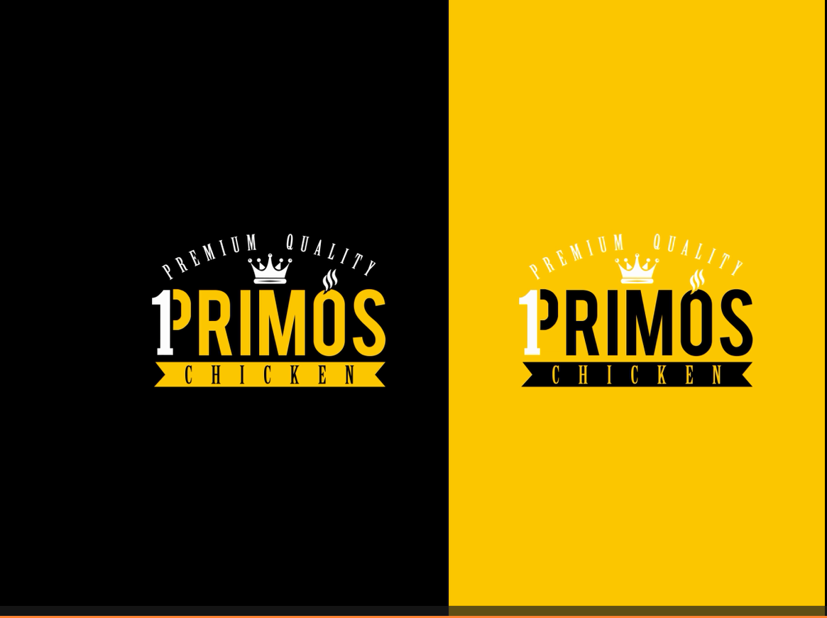 Primos Chicken - logo animation 2d after effects animated logo animation branding fast food food logo logo animation motion graphics
