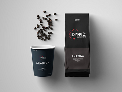 Chappi Mountains Coffee Packaging Redesign brand identities graphic design peckaging design rebranding