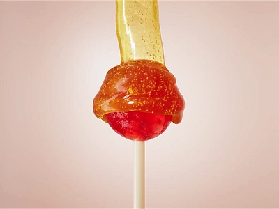 Lollipop and Honey 3d 3d liquid animation candy honey liqud motion graphics simulation