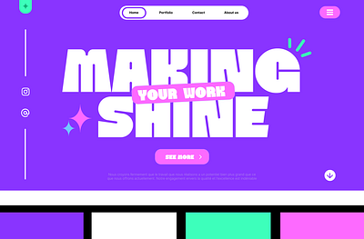 Making your work shine graphic design ui