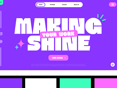 Making your work shine graphic design ui