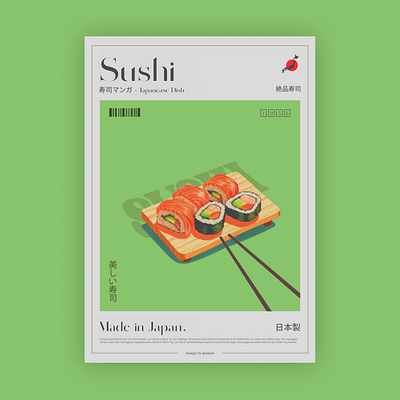 Sushis ! graphic design illustration