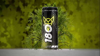 180 Degree // Energy Drink Visual's 3d animation coke drink energydrink motion graphics redbull