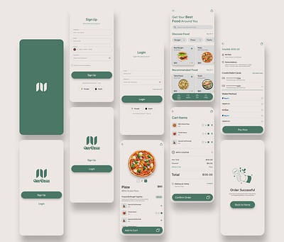 Restaurant Food Ordering App Design app app design cooking app food food app foor delivery app foor ordering app grocery app grocery delivery app live cooking app mobile app online food order app restaurant app ui uiux ux