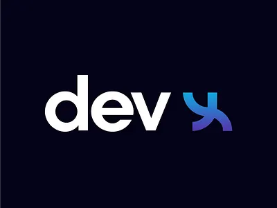 Dev X - Logo Design branding design logo logo design logo minimalism minamalism saas logo ui
