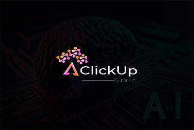 Clickup logo 3d animation branding graphic design logo motion graphics ui