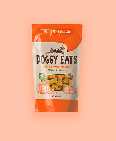 Packaging Design for Doggy Eats dog food food packaging