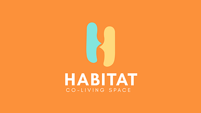 Habitat Co-Living Space Logo 2017 branding co living habitat hotel logo study work