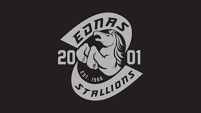 EDNAS Stallions Logo 2017 branding horse logo school sports stallion team university